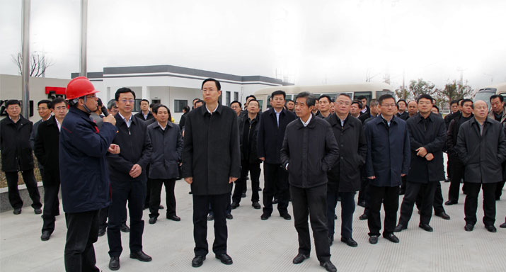 泰州市委书记蓝绍敏向导三市四区向导来五行考察 - 五行科技股份有限公司