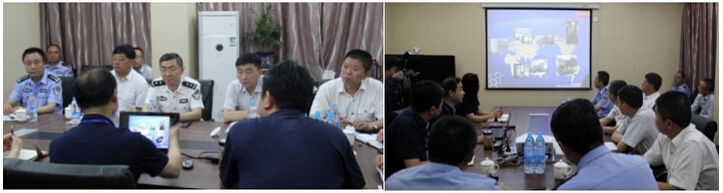 泰州市公安局赵局长等一行向导再次莅临公司指导事情 - 五行科技股份有限公司